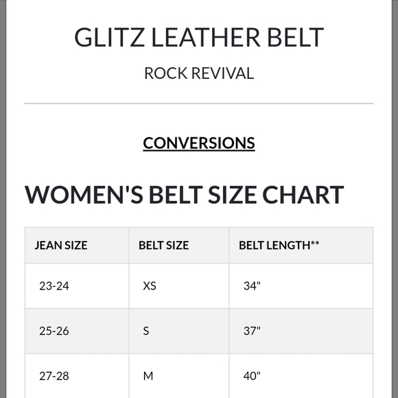 Rock Revival glitz leather belt - Picture 6 of 7